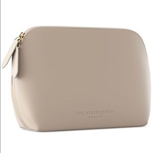 Two (2) Burberry Beauty Cosmetics Pouch - Tan